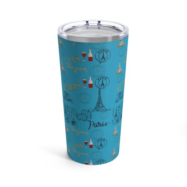 Paris Turquoise Tumbler 20oz