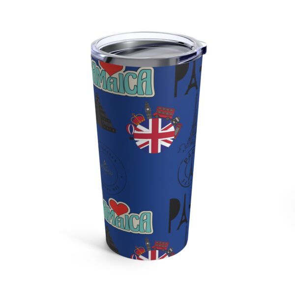 World Traveler Dark Blue Tumbler 20oz - Image 4