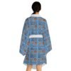 Black Girl Magic Light Blue Long Sleeve Kimono Robe - Image 8