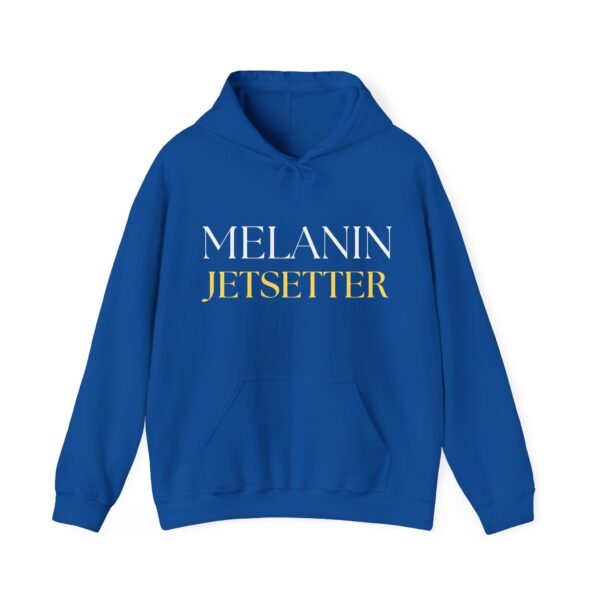 Melanin Jetsetter  Unisex Hoodie - Image 3