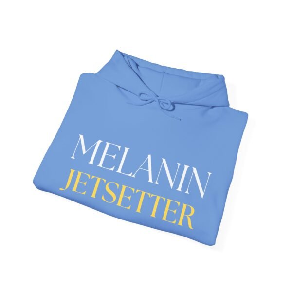 Melanin Jetsetter  Unisex Hoodie - Image 2