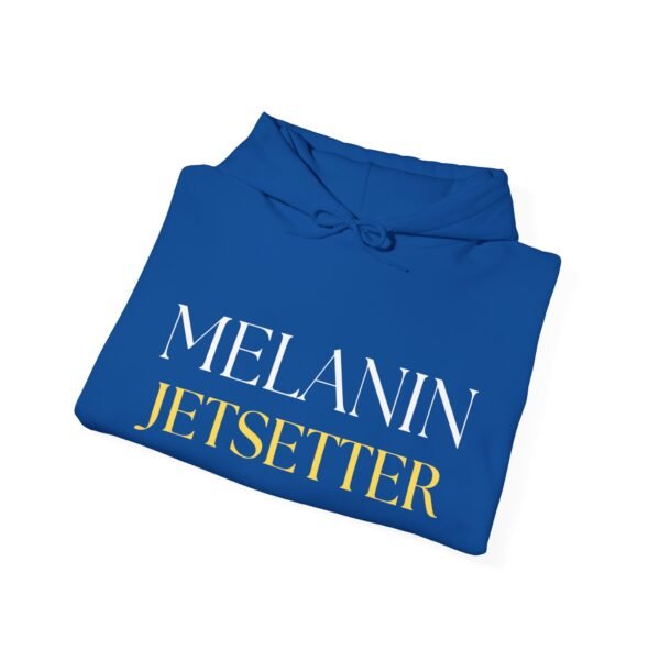 Melanin Jetsetter  Unisex Hoodie - Image 4