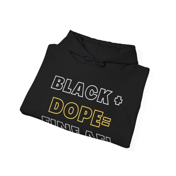 Black + Dope Unisex Hoodie - Image 2