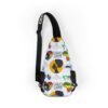 Travel-Inspired Chest Bag with Vibrant African Designs - Image 2