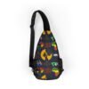 Travel-Inspired Chest Bag with Vibrant African Designs - Image 2