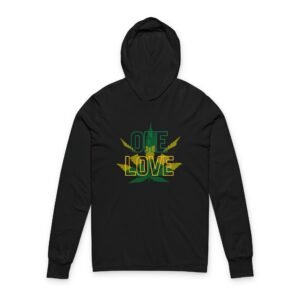 Rasta One Love Unisex Hooded Tee