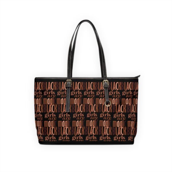 Black Girls Are Magic Leather Shoulder Bag