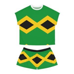 Vibrant Women's Jamaica Short Pajama Set